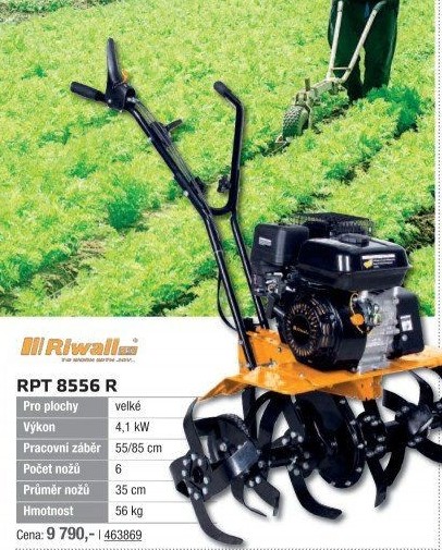 Benzínový kultivátor Riwall RPT 8556 R