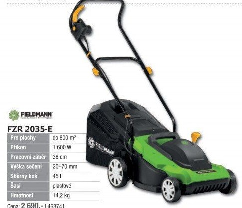 Elektrická sekačka FZR2035E Fieldmann