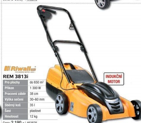 Elektrická sekačka Riwall REM 3813i