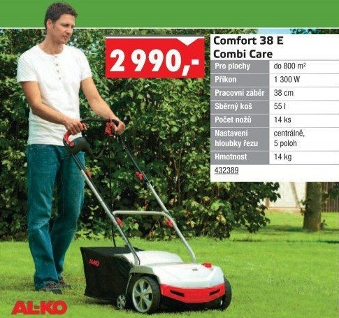 Elektrická travní fréza Al-Ko Comfort 38 E Combi Care