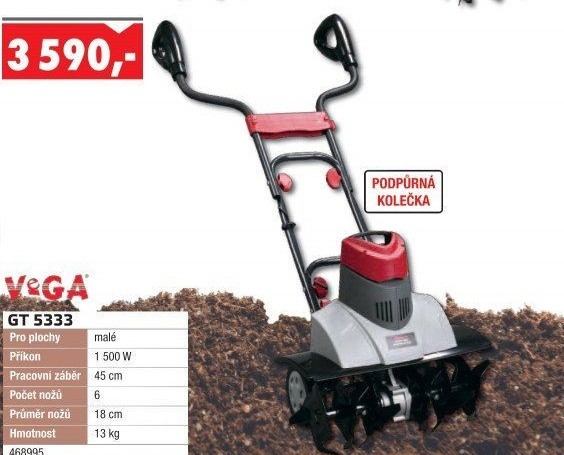 Kultivátor elektrický VeGA GT5333