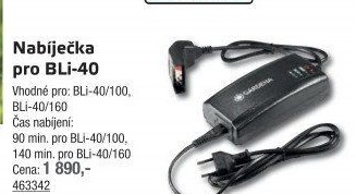 Nabíječka akumulátorů Gardena