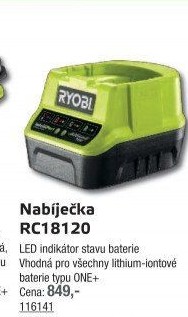 Nabíječka Ryobi