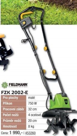 Zahradní kultivátor FZK 2002 E Fieldmann