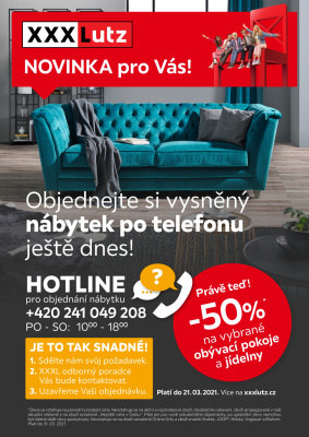 akční leták XXXLutz 15.3.2021-21.3.2021