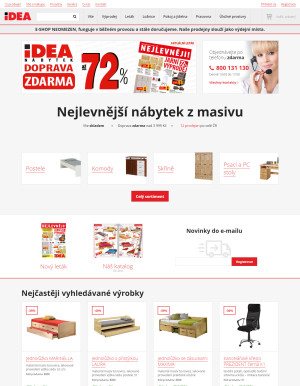akční leták IDEA nábytek 16.3.2021-22.3.2021