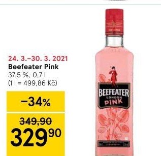 Gin Pink Beefeater