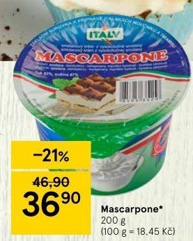Sýr Mascarpone Italy