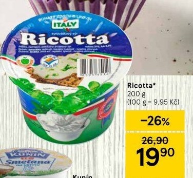 Sýr Ricotta Italy