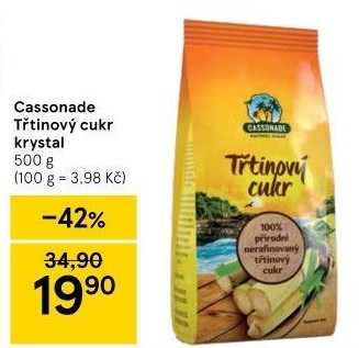 Třtinový cukr Cassonade