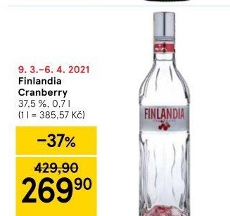 Vodka ochucená Finlandia