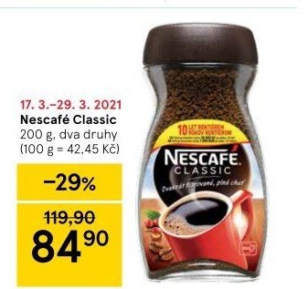 Instantní káva Nescafé Classic