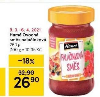 Ovocná směs Palačinková Hamé