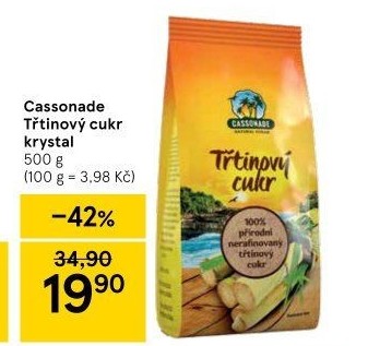 Třtinový cukr Cassonade