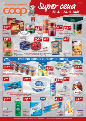 akční leták COOP 17.3.2021-30.3.2021