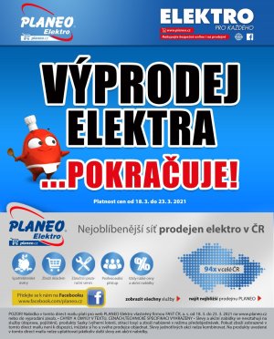 akční leták Planeo Elektro 18.3.2021-23.3.2021