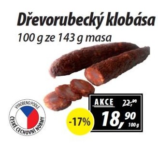 Dřevorubecká klobása