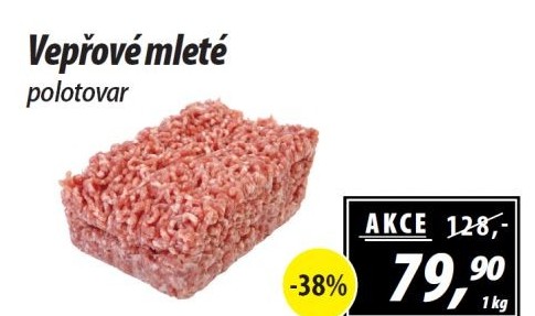 Maso mleté vepřové