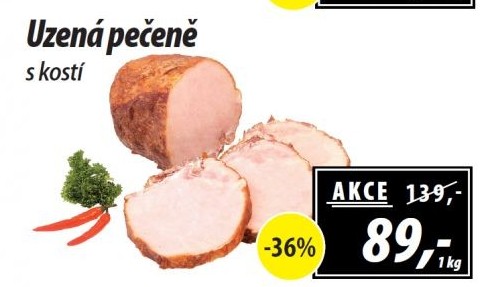 Uzená pečeně s kostí