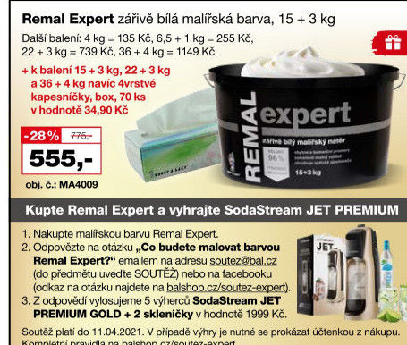 Malířský nátěr Expert Remal