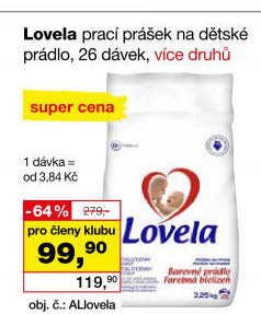 Prací prášek Lovela