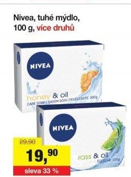 Tuhé mýdlo Nivea