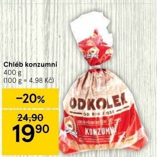 Chléb konzumní Odkolek