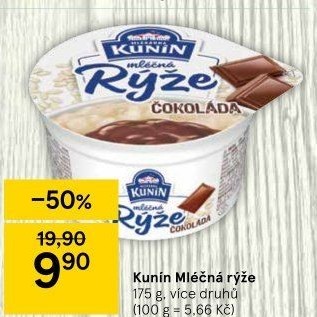 Mléčná rýže Kunín