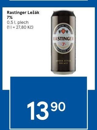 Pivo ležák Rastinger
