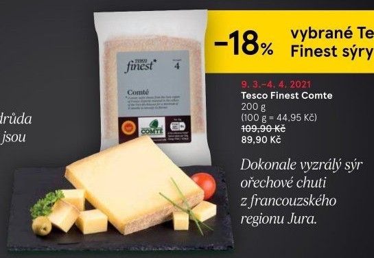Sýr Comté Tesco Finest