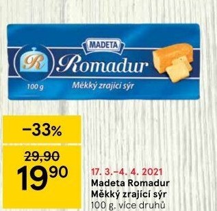 Sýr Romadur Madeta
