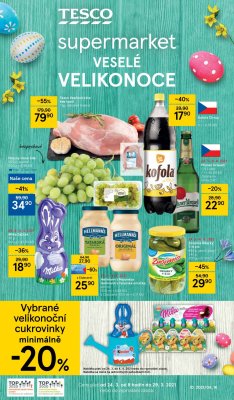 akční leták Tesco 24.3.2021-29.3.2021