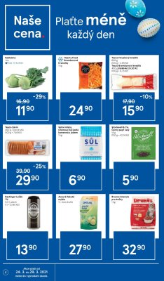 akční leták Tesco 24.3.2021-29.3.2021