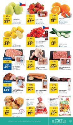 akční leták Tesco 24.3.2021-29.3.2021