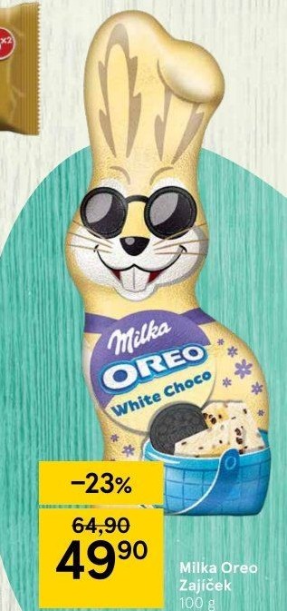 Čokoládový zajíc Oreo Milka