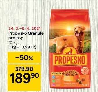 Granule pro psy Propesko