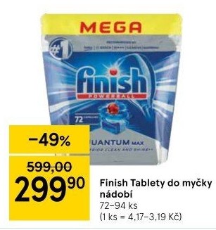Tablety do myčky Finish