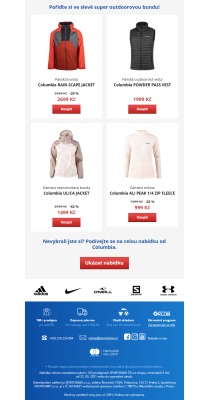 akční leták Sportisimo 22.3.2021-27.3.2021