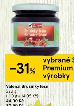 Brusinky lesní Valenzi