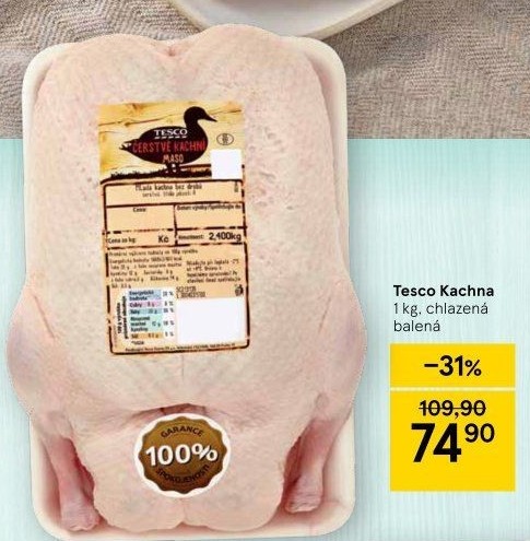 Kachna Tesco
