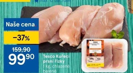 Kuřecí prsní řízky Tesco