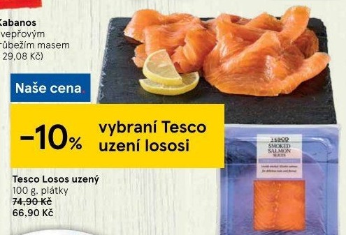 Losos uzený Tesco