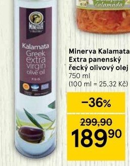 Olivový olej extra panenský Kalamata Minerva