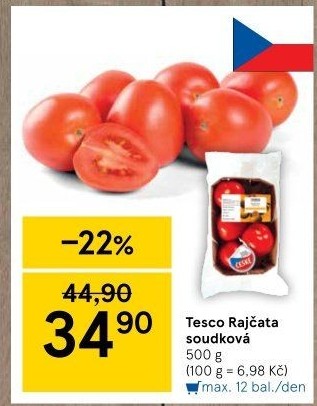 Rajčata soudková Tesco