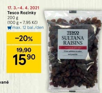 Rozinky Tesco