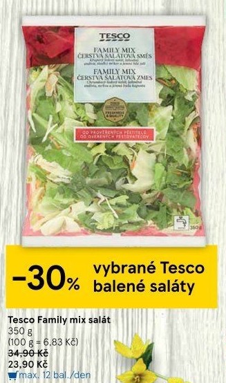 Salát Family mix Tesco