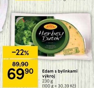 Sýr Eidam s bylinkami Frico