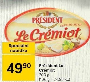 Sýr Le Crémiot Président