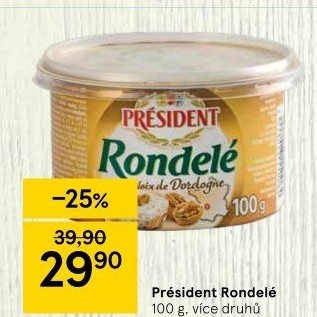Sýr termizovaný Rondelé President