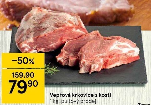 Vepřová krkovice s kostí